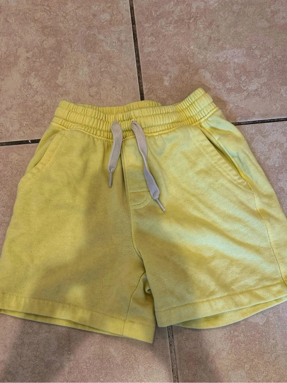 GAP Yellow Drawstring Pull-On Kids Shorts